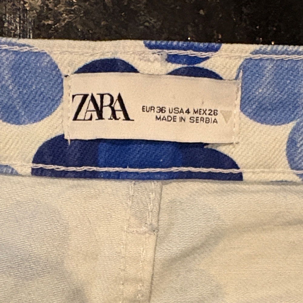 ZARA Womens Straight-Leg Fit Full Length Jeans 👖 NWOT - Picture 9 of 10